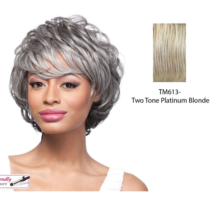 Susan Synthetic Wig,Platinum blonde