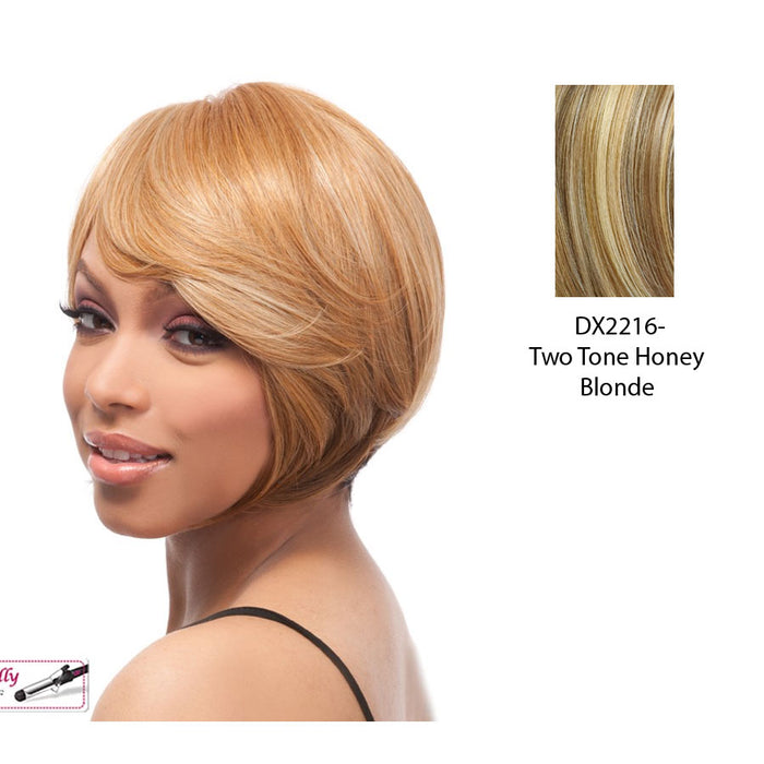 Sycamore Lace Front Wig,Two tone frost blend of strawberry blonde layer over with honey blonde bottom