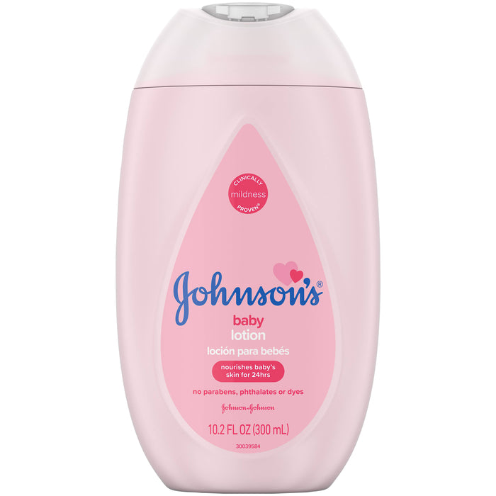 Johnson's Baby Moisturizing Lotion With Coconut Oil, 10.2 Fluid Ounce