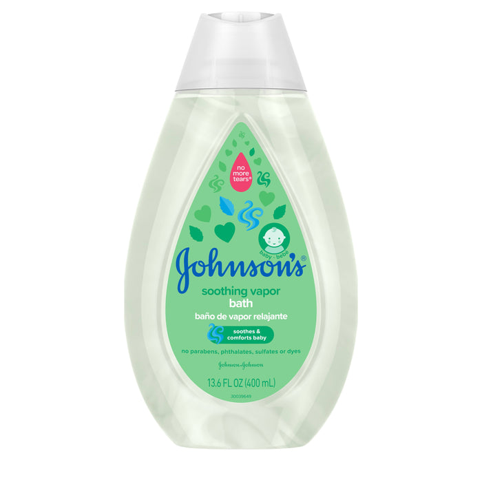 Johnson's Baby Vapor Bath, Soothing Aromas to Relax and Comfort Babies, Hypoallergenic, 13.6 oz