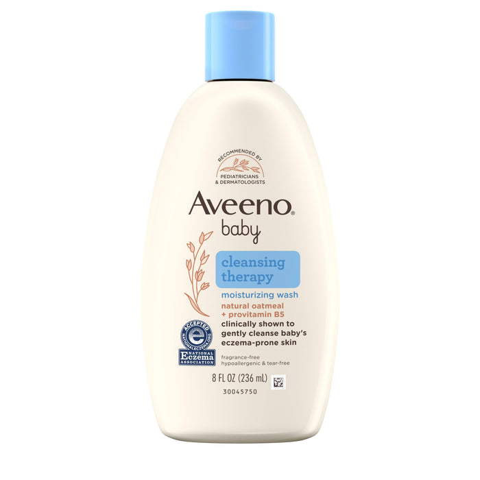 Aveeno Moisturizing Wash, Cleansing Therapy, Baby, 8 oz