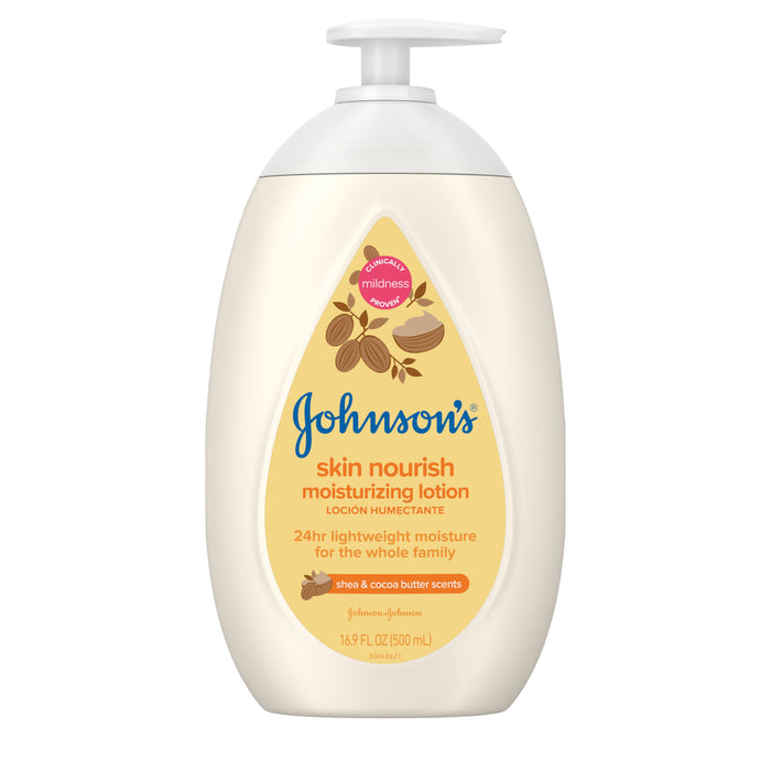 Johnson's Moisturizing Baby Lotion, Shea & Cocoa Butter, 16.9 oz