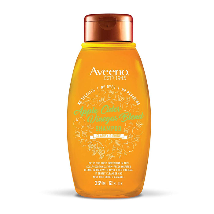 Aveeno Scalp Soothing Apple Cider Vinegar Blend Shampoo, 12 Oz.