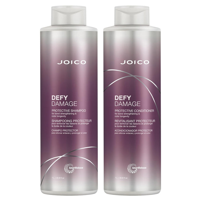 Joico Defy Damage Protective Liter Duo, Shampoo, Conditioner Set