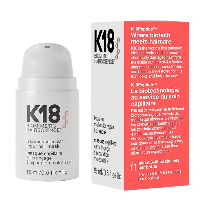 K18 Leave-In Molecular Repair Hair Mask 15ml/0.5oz