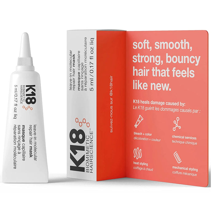 K18 Leave-In Molecular Repair Hair Mask 5ml/0.17oz