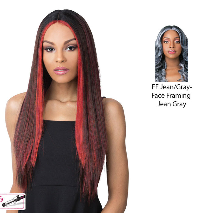 Synthetic Lace Part Wig Kahlo,FF JEAN GREY