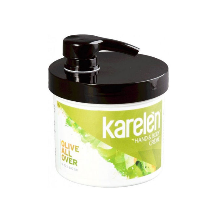 Karelen Hand&Body Cream Olive All Over 12 Oz.