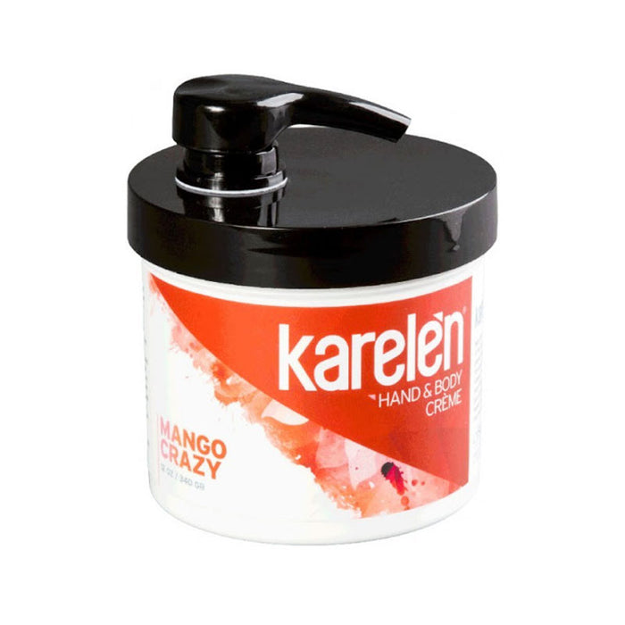 Karelen Hand & Body Creme, Mango Crazy, 12 Oz.