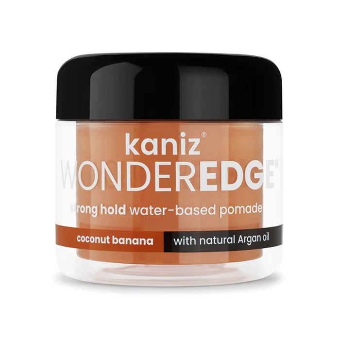 Kaniz Wonder Edge Water Based Pomade Coconut Banana 4 Oz