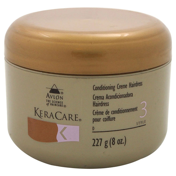 Keracare Conditioning Creme Hairdress 8 Oz