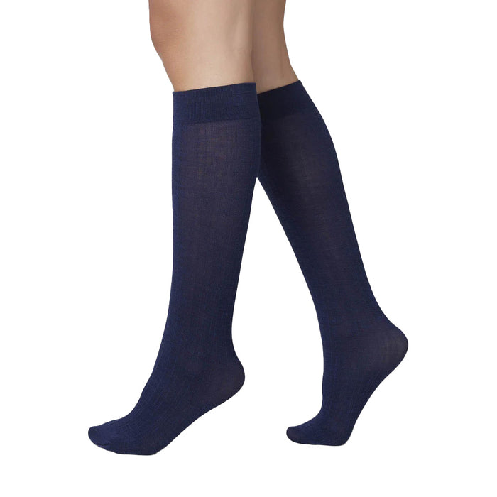 Knee Hi Stocking Queen Size Navy