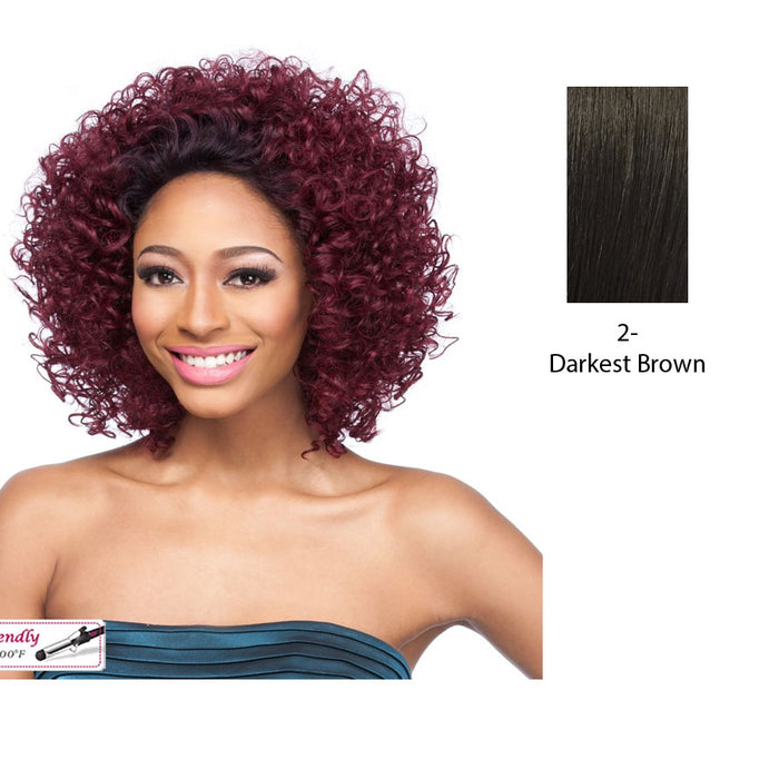 Coby Lace Front Wig,Darkest brown