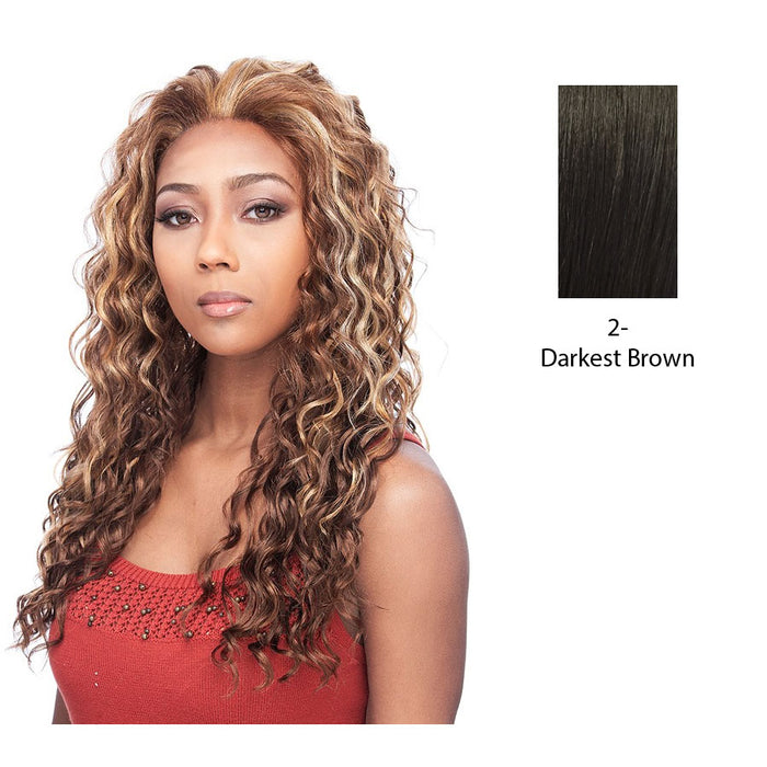 Destiny Lace Front Wig,Darkest brown