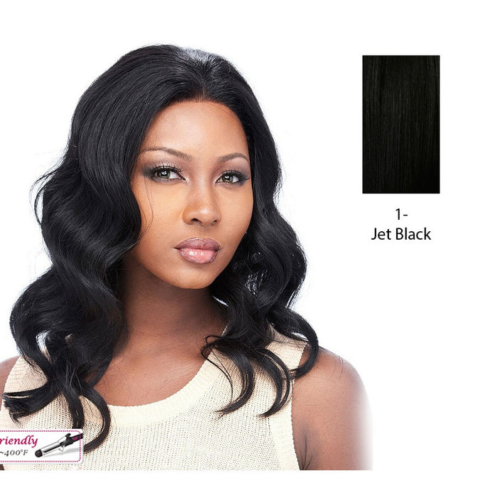 Infinity Futura Heat Style Synthetic Hair Full Lace Wig,Black