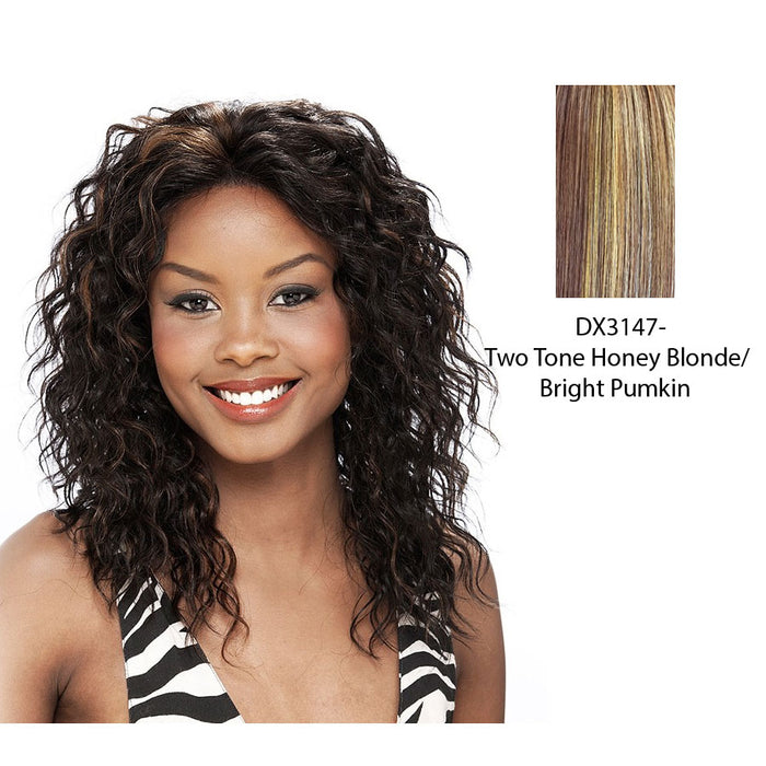 Human Hair Lace Front Wig_ Amber,Two Tone Frost Blend Of Strawberry Blonde And Bright Pumpkin Layer Over Gold Light Auburn Bottom