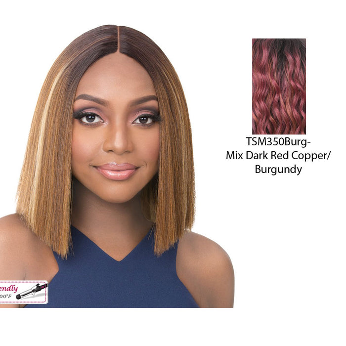Lace Front Wig Lace Kailee Heat Friendly Synthetic Wig,Tsm350Burg