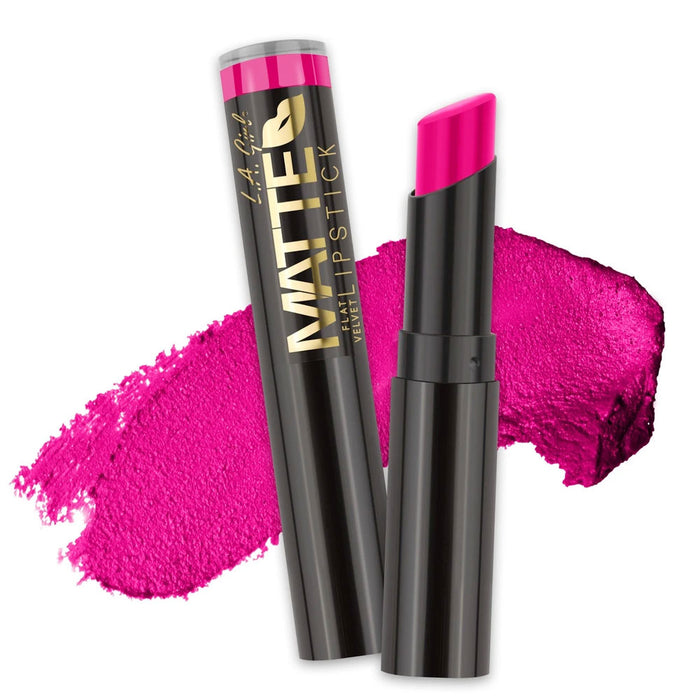 LA Girl Matte Flat Velvet Lipstick, Bliss, GLC814