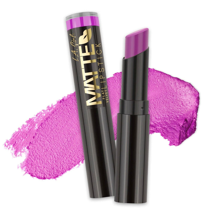 LA Girl Matte Flat Velvet Lipstick, Giggle, GLC819