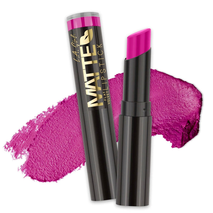 LA Girl Matte Flat Velvet Lipstick, Manic, GLC821