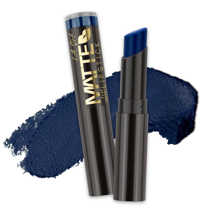 LA Girl Matte Flat Velvet Lipstick, Blue Valentine, GLC825