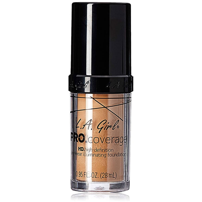 LA Girl Pro Coverage Illuminating Foundation, GLM646, Beige