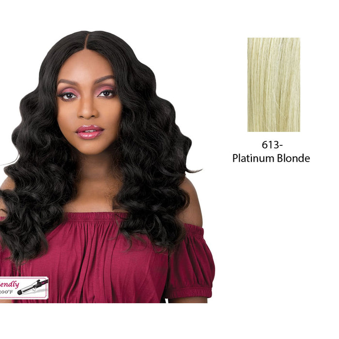 Iron Friendly Synthetic Wig - Laila,Platinum Blonde