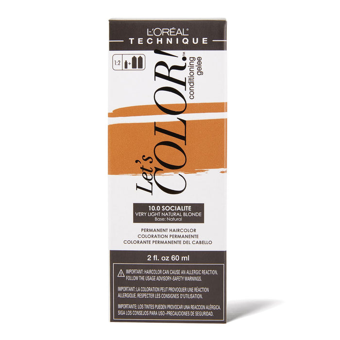L'Oreal Lets Color 10.0 Socialite, 2 Oz.