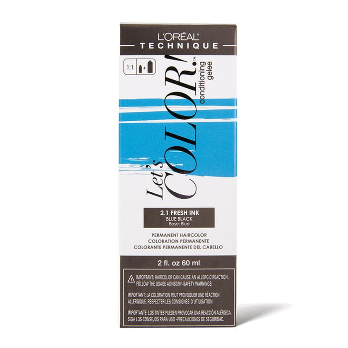 L'Oreal Lets Color 2.1 Fresh Ink, 2 OZ.