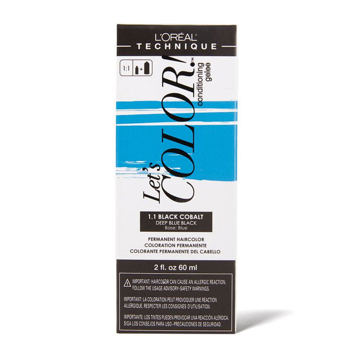 L'Oreal Lets Color 1.1 Black Cobalt, 2 Oz.