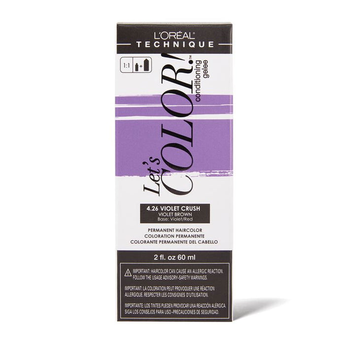 L'Oreal Lets Color 4.26 Violet Crush, 2 Oz.