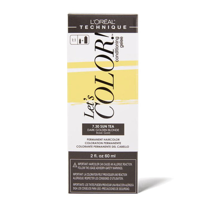 L'Oreal Lets Color 7.30 Sun Tea, 2 Oz.
