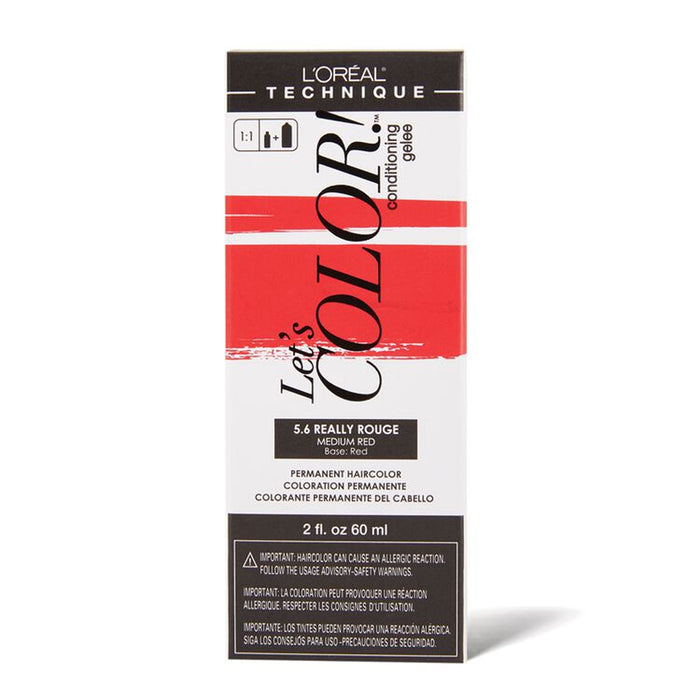 L'Oreal Lets Color 5.6 Really Rouge, 2 Oz.