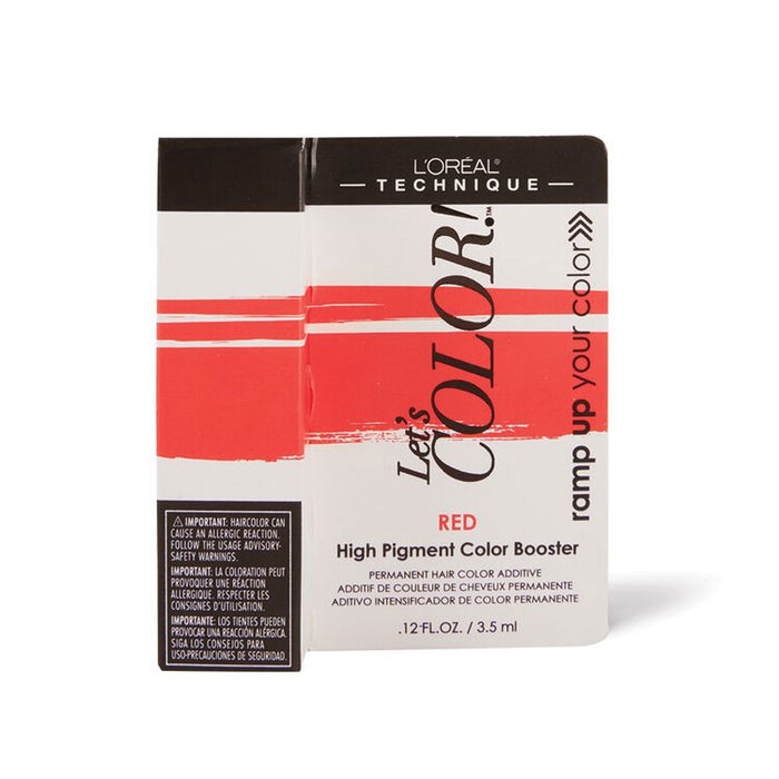 L'Oreal Lets Color Red Booster, 0.12 Oz.