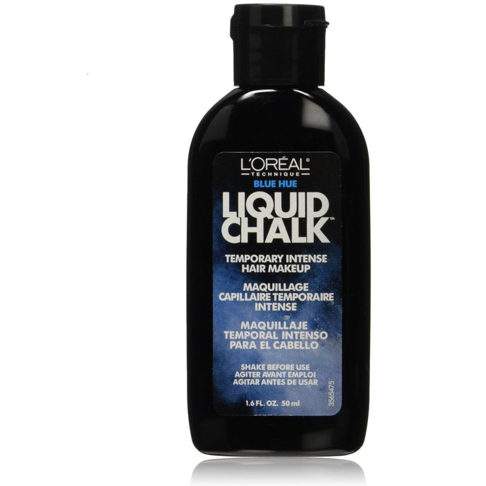 L'Oreal Liquid Chalk Temporary Intense Hair Makeup Blue Hue 1.6 oz