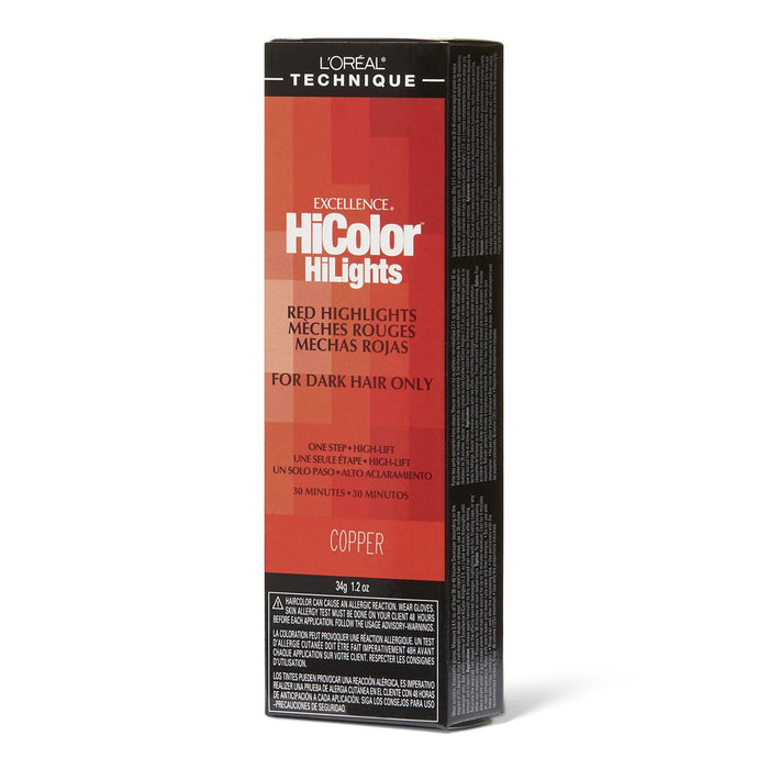 L'Oreal Excellence HiColor HiLights Hair Color, Copper, 1.2 oz