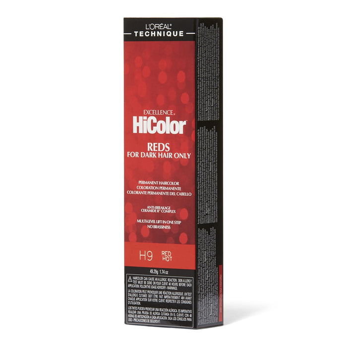 L'Oreal Excellence HiColor, Red Hot, H9, 1.74 oz