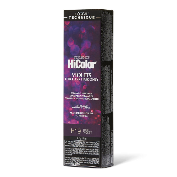 L'Oreal Excellence HiColor, True Violet, H19, 1.74 oz