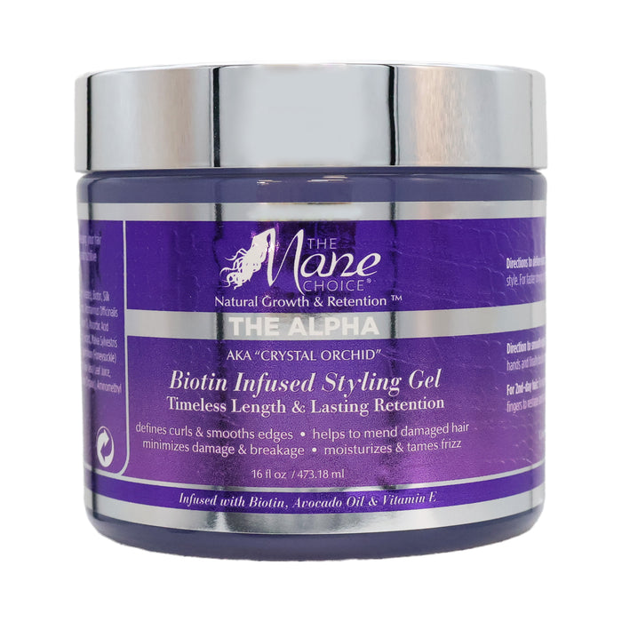 Mane Choice Crystal Orchid Biotin Infused Styling Gel, 16 Oz.