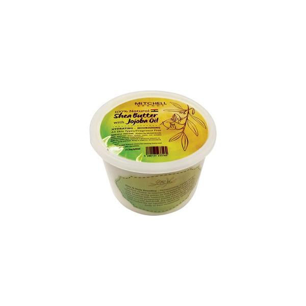 100% Natural Shea Butter Jar Enhanced with Jojoba Oil 13.5 Oz.