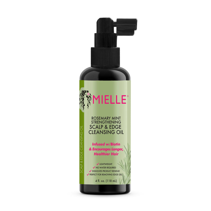 Mielle Rosemary Mint Strengthening Scalp & Edge Cleansing Oil, 4 oz