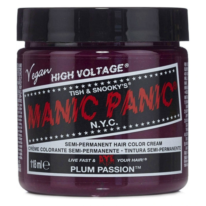 Manic Panic Semi Hair Color Plum Passion 11021 4oz