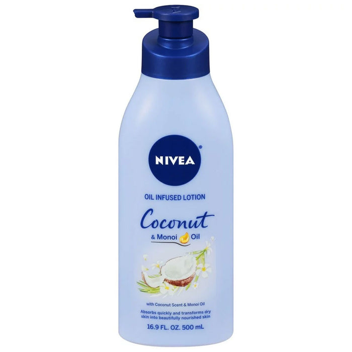 Nivea Oil Infused Body Lotion Coconut And Monoi Oil, 16.9 Oz.