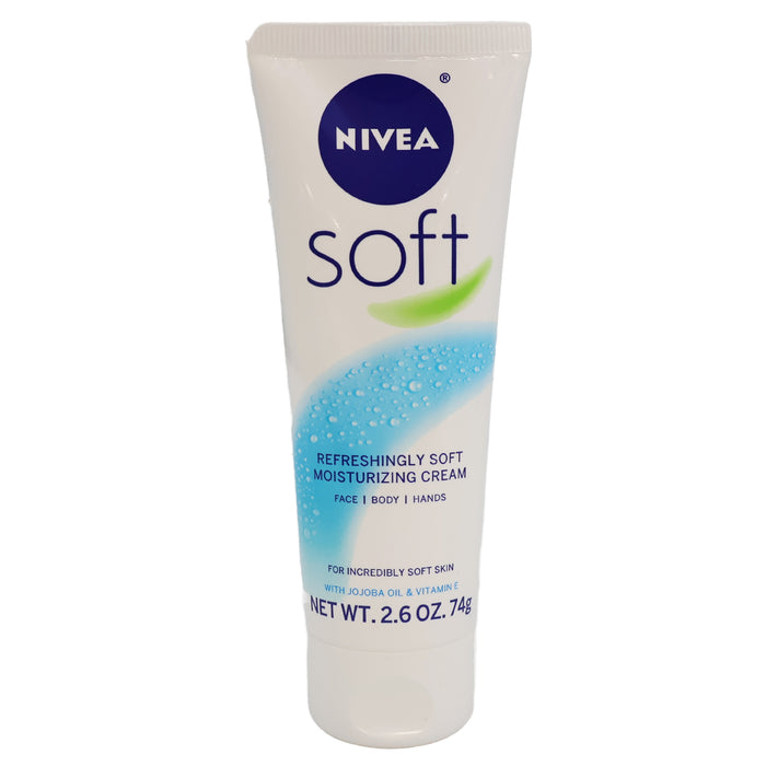 Nivea Soft Refreshingly Soft Moisturizing Cream, 2.6 Oz.