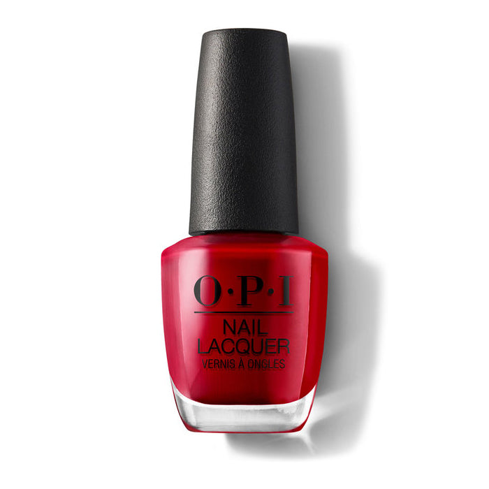 OPI Nail Lacquer Red Hot Rio 15 mL. 0.5 Oz.