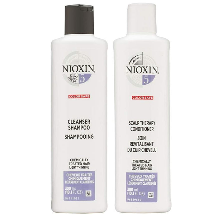 NIOXIN System 5 For Bleached Hair with Light Thinning, 10.1 oz Each
