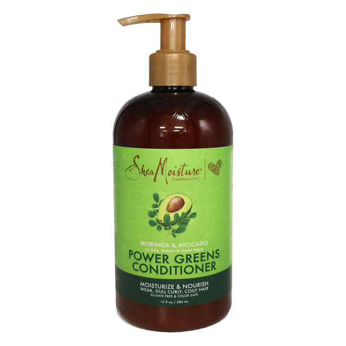 SheaMoisture Power Greens Conditioner with Moringa Avocado, 13 Oz.