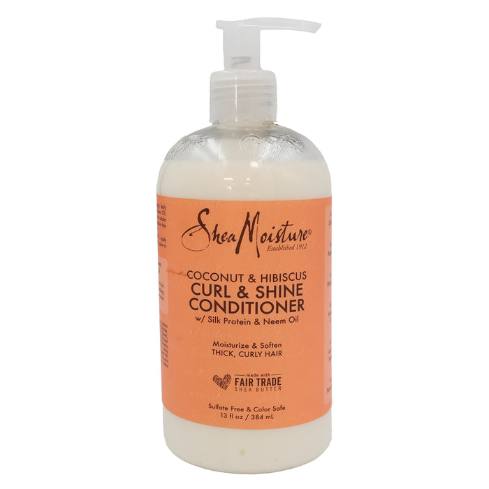 Shea Moisture Coconut Hibiscus Curl Shine Conditioner, 13 Oz.