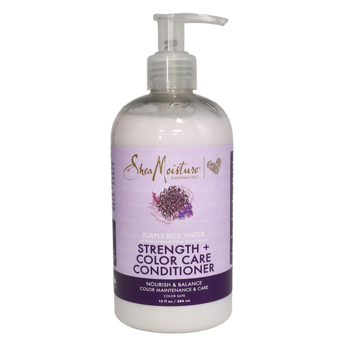 SheaMoisture Strength Color Care Conditioner with Purple Rice Water, 13 Oz.