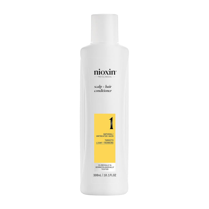 NIOXIN System 1 Scalp Therapy Conditioner For Natural Hair With Light Thinning, 10.1 Oz.